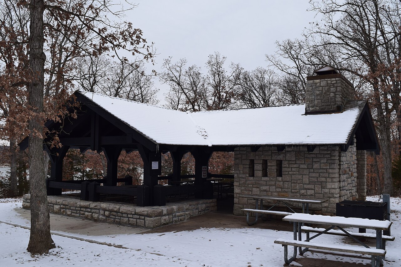 Park picnic shelter