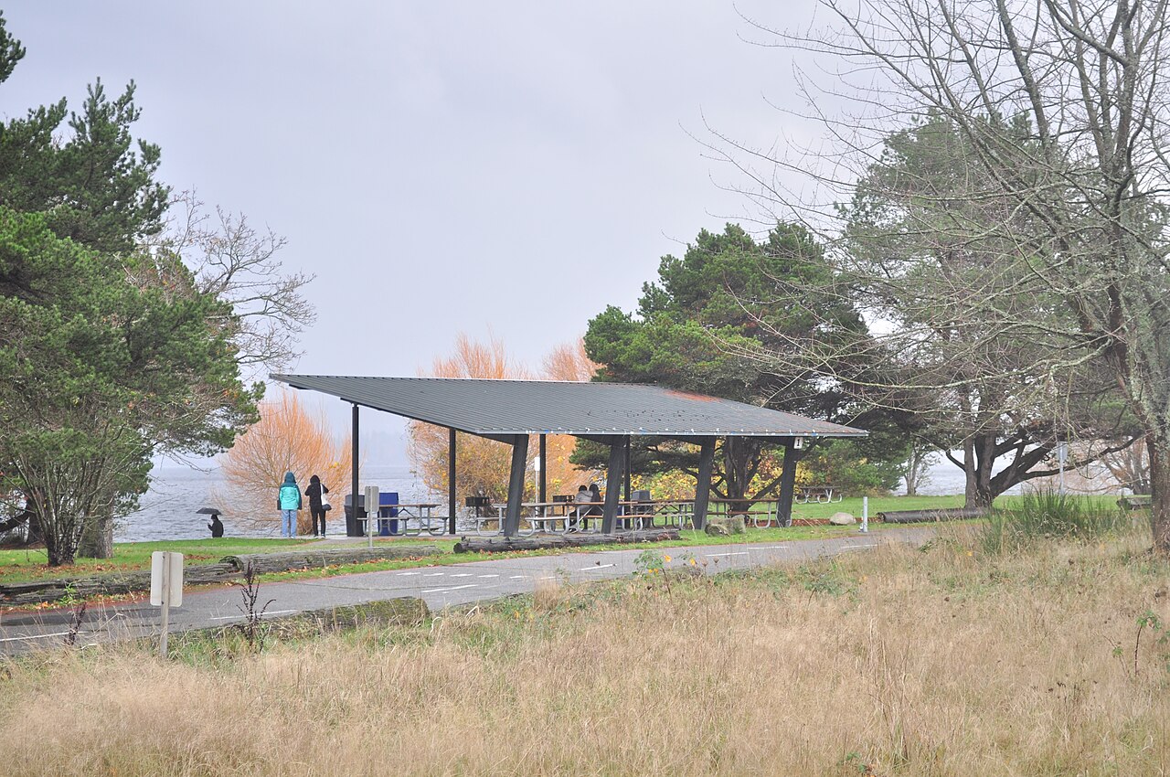 Park picnic shelter
