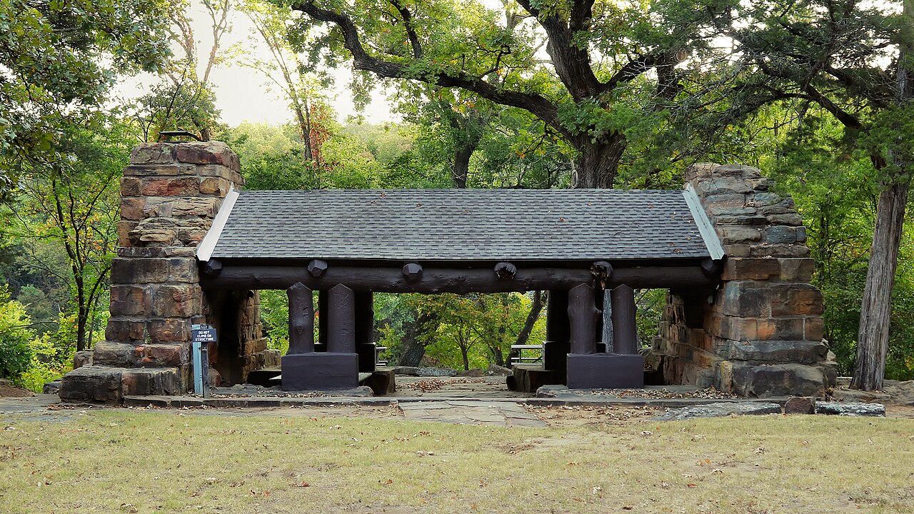 Park picnic shelter