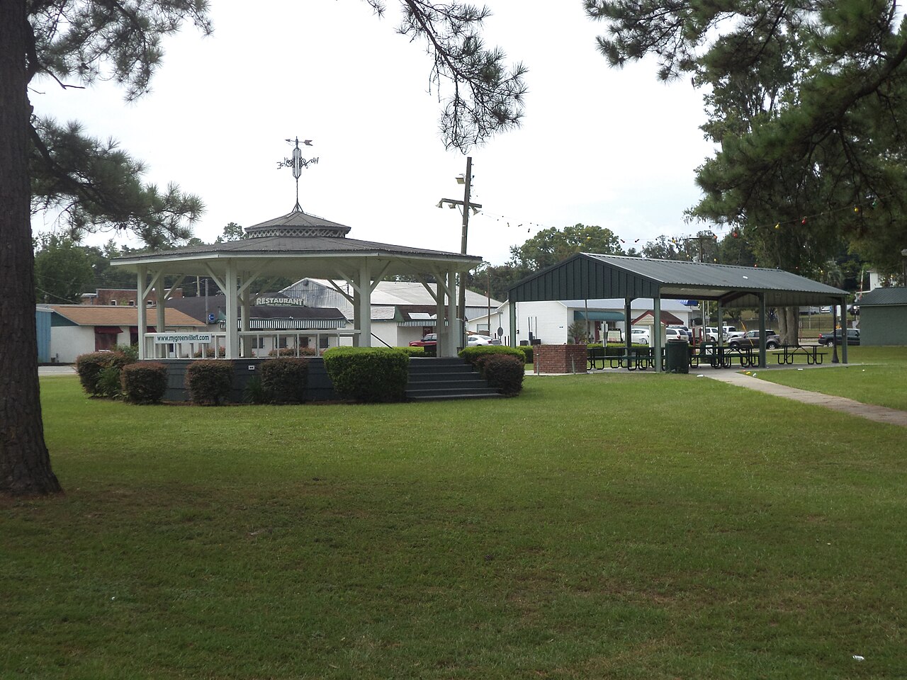 Park picnic shelter